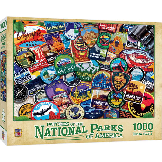 National Parks - Patches 1000 Piece Jigsaw Puzzle