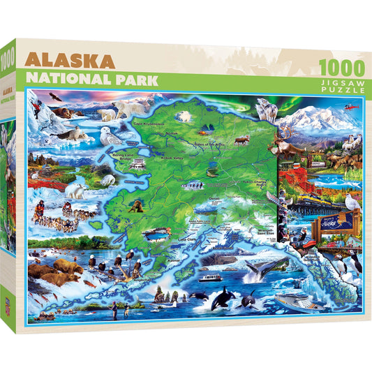 National Parks - Alaska 1000 Piece Jigsaw Puzzle
