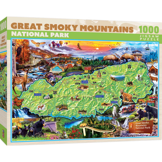 National Parks - Great Smoky Mountains 1000pc Jigsaw Puzzle