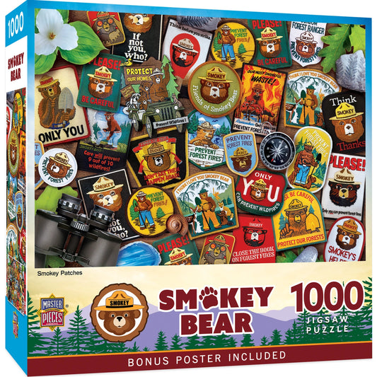 Smokey Bear - Patches 1000 Piece Jigsaw Puzzle